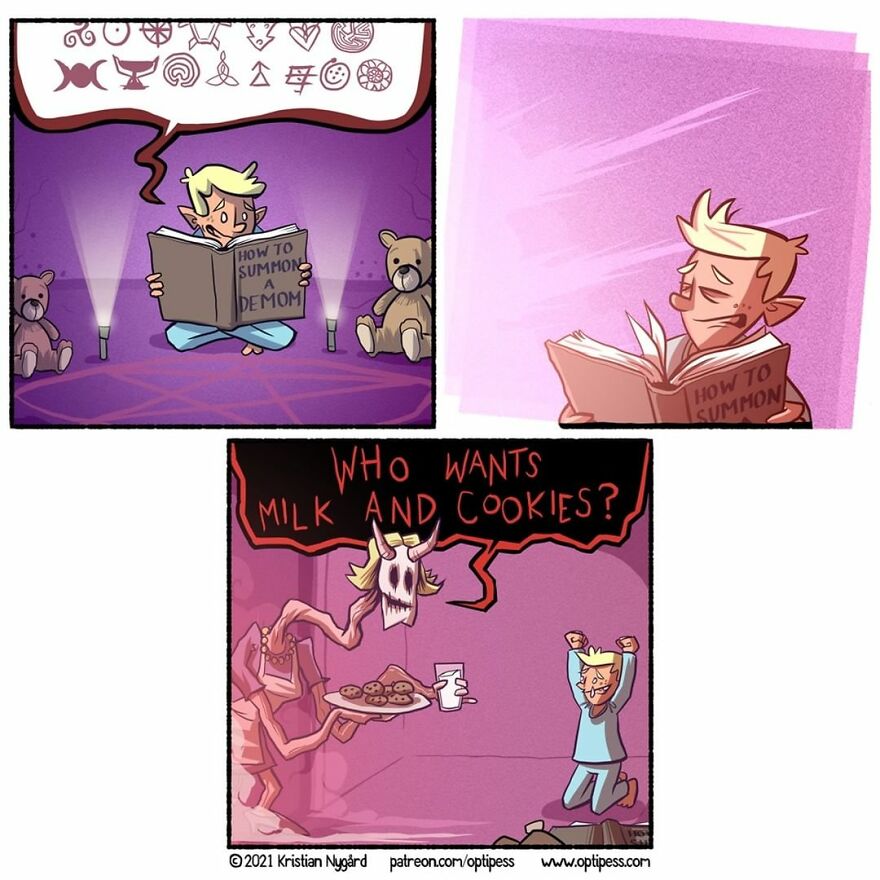 Enjoy Comics With Twisted Endings By Kristian Nygård