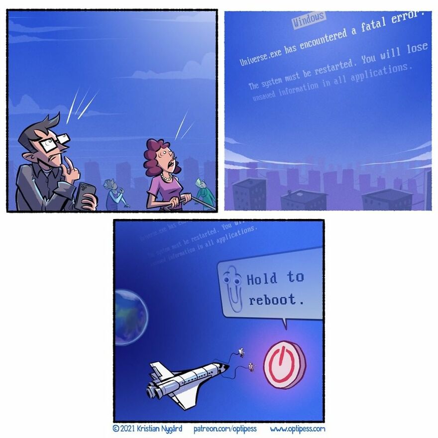 Enjoy Comics With Twisted Endings By Kristian Nygård