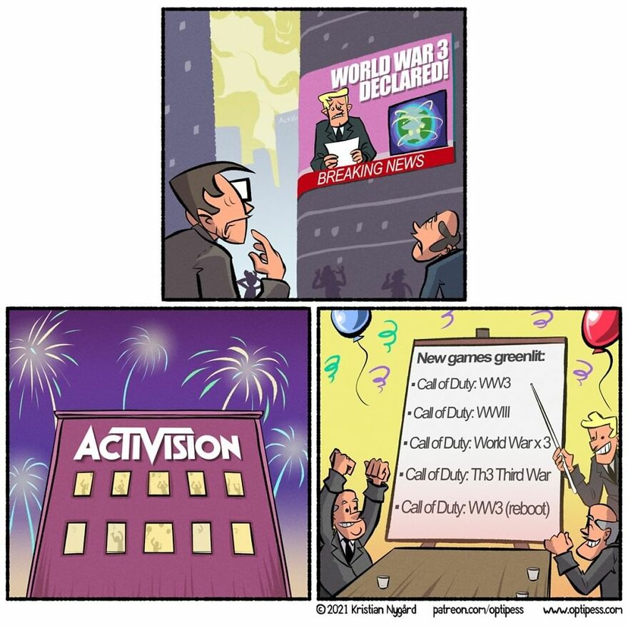 Enjoy Comics With Twisted Endings By Kristian Nygård