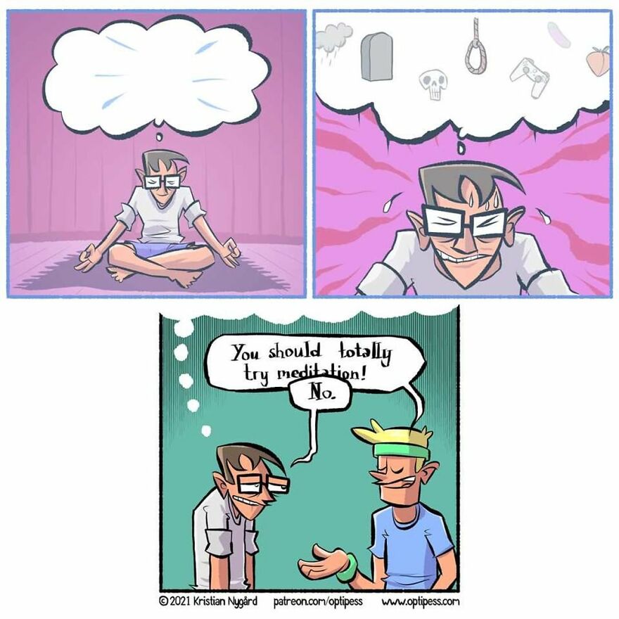 Enjoy Comics With Twisted Endings By Kristian Nygård