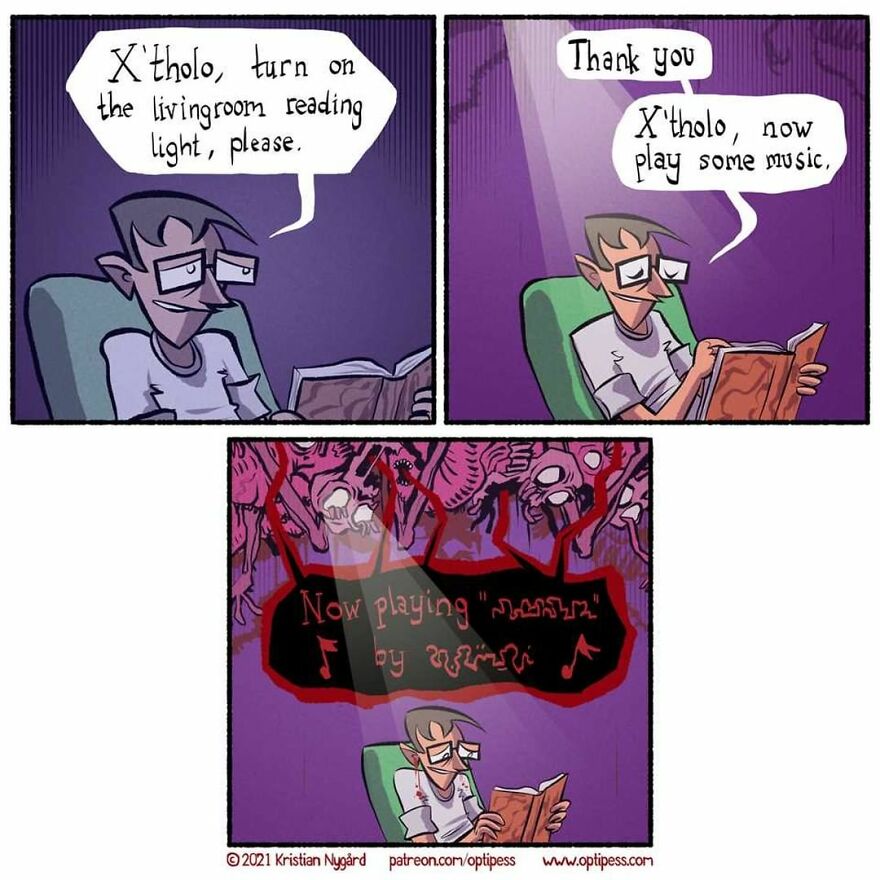 Enjoy Comics With Twisted Endings By Kristian Nygård