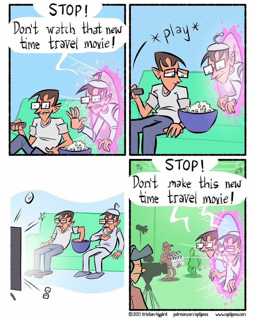 Enjoy Comics With Twisted Endings By Kristian Nygård