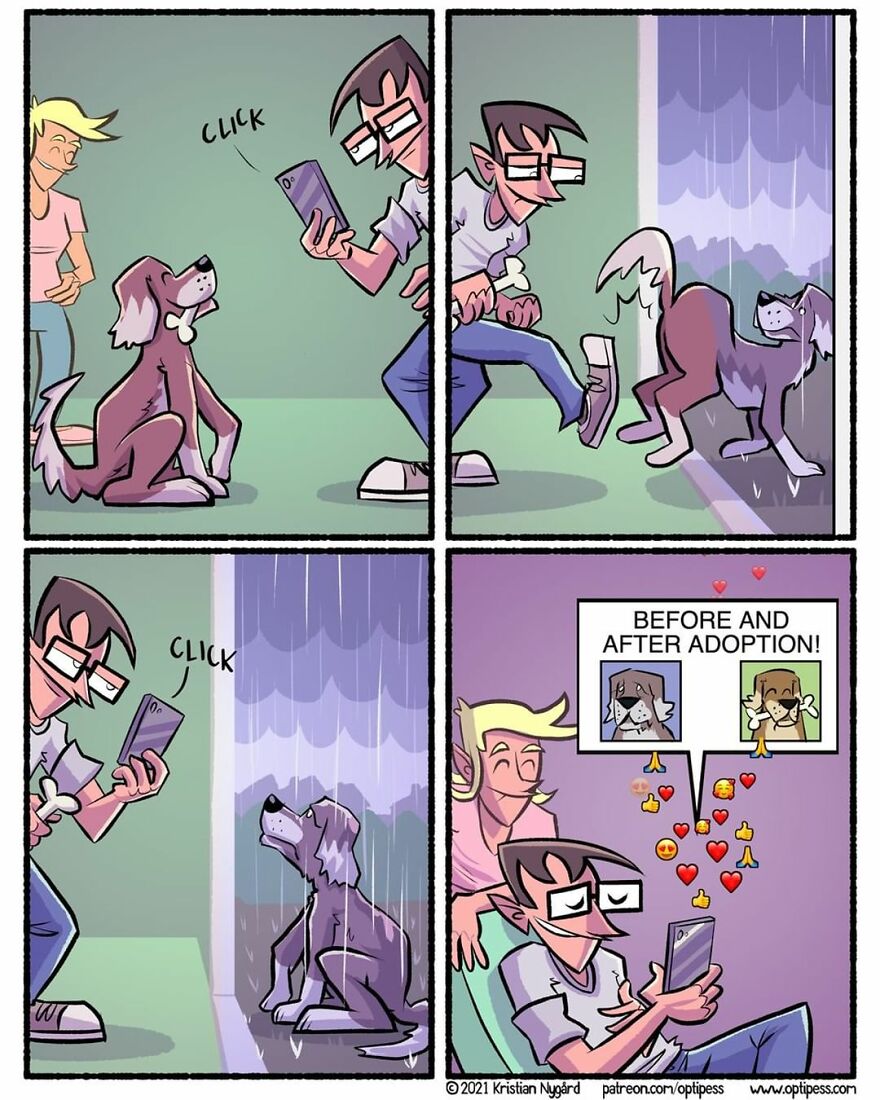 Enjoy Comics With Twisted Endings By Kristian Nygård