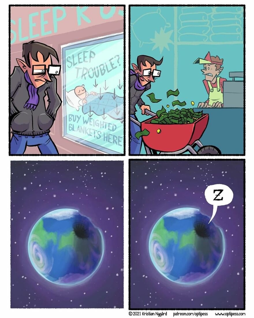 Enjoy Comics With Twisted Endings By Kristian Nygård