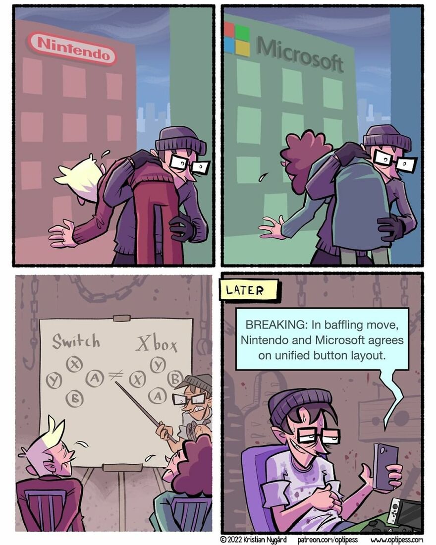 Enjoy Comics With Twisted Endings By Kristian Nygård