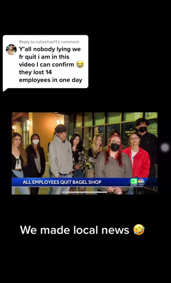 Entire Bagel Shop Staff Quit After Manager Got Fired, Video Goes Viral