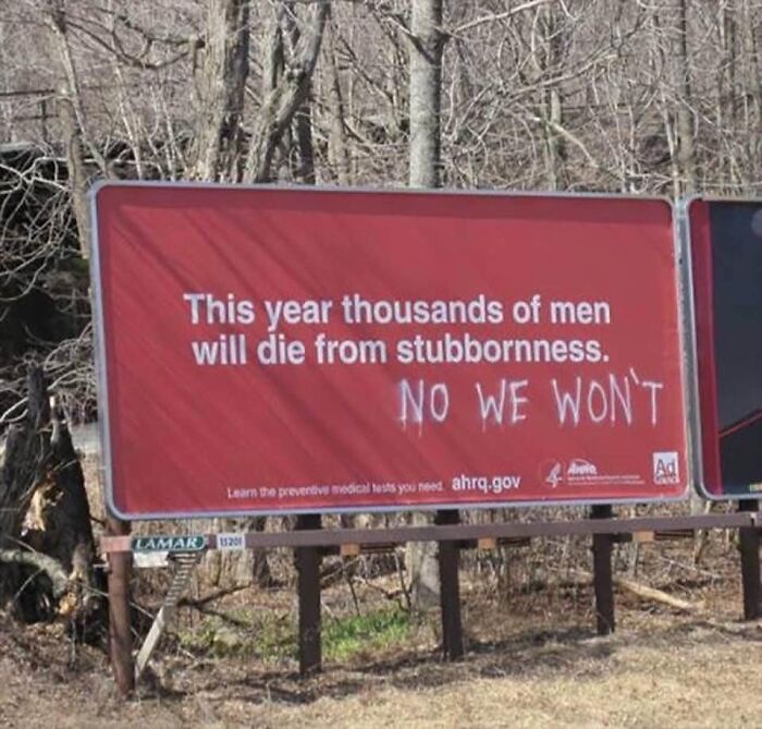 This Year Thousands Of Men Will Die From Stubbornness