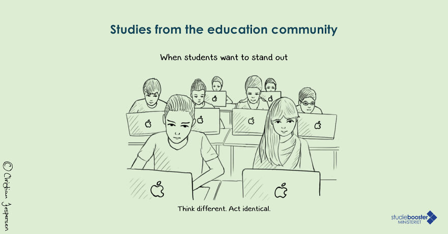 Think Differently. Buy The Same Laptop As Everyone Else