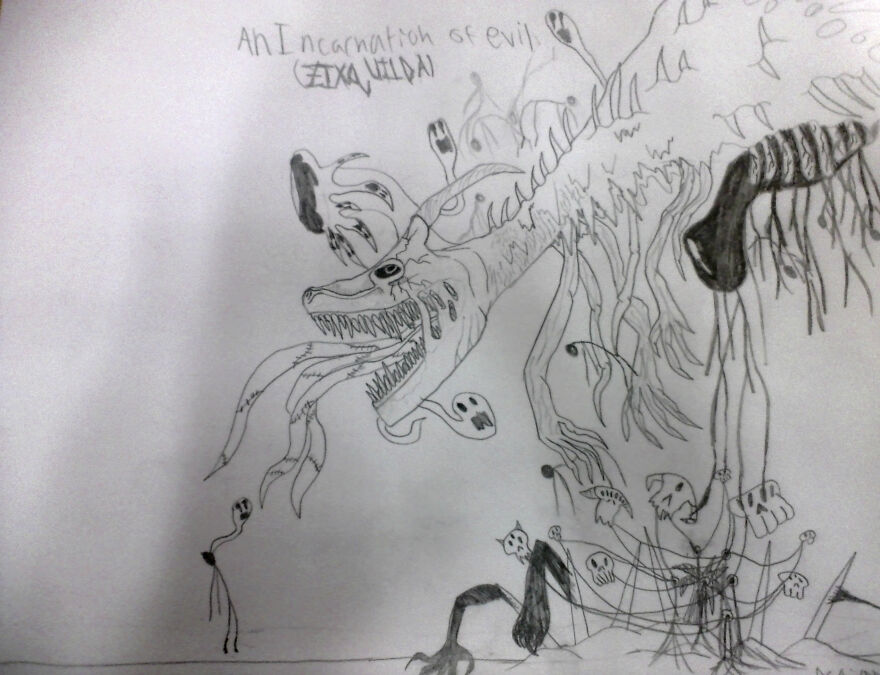 I Make Drawings Of Creatures. Scary, Creepy, Majestic Or Straight Up Weird.