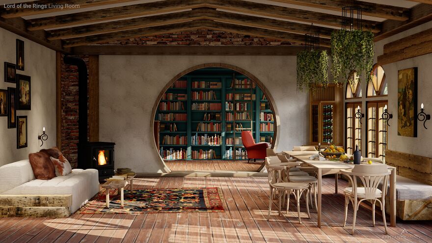 We Hired An Amazing Interior Designer To Transform Our Favorite Films Into Living Room Concepts