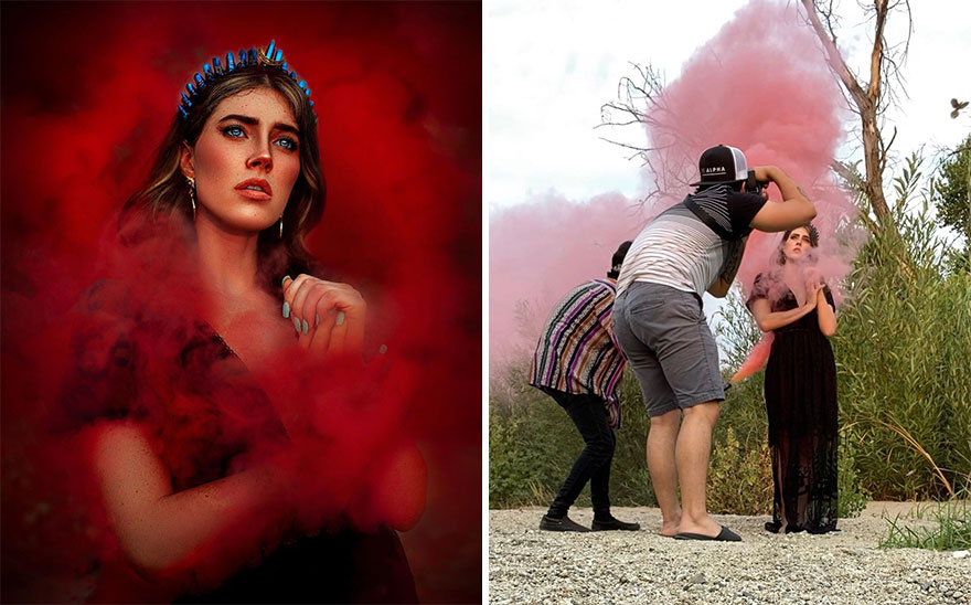 Los Angeles Photographer Reveals The Behind-The-Scenes Of His Photos, Which Makes Them Even More Impressive