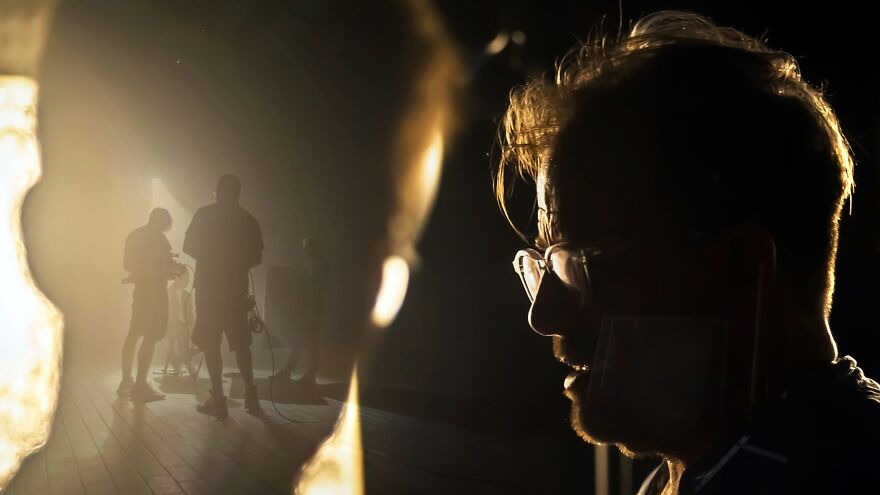 Behind The Scenes, Multi Exposure. Behind The Scenes, Multi Exposure.