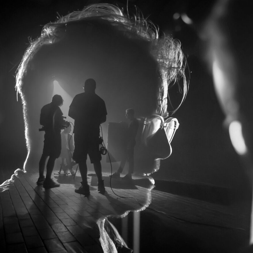 Behind The Scenes, Multi Exposure. Behind The Scenes, Multi Exposure.