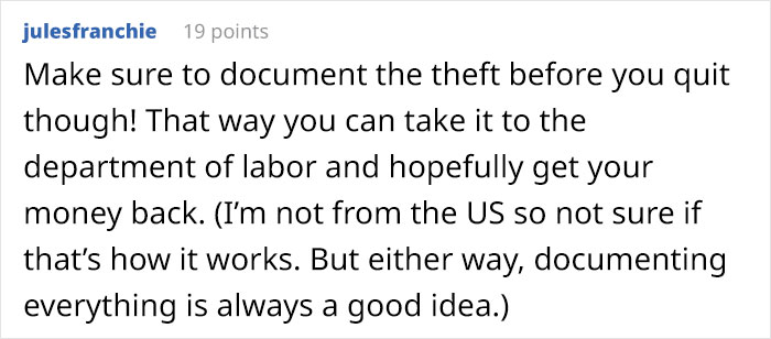 Employee Was Putting Up With Verbally Abusive Manager But When He Stole Their Earned Tips, They Decided It Was Time To Leave