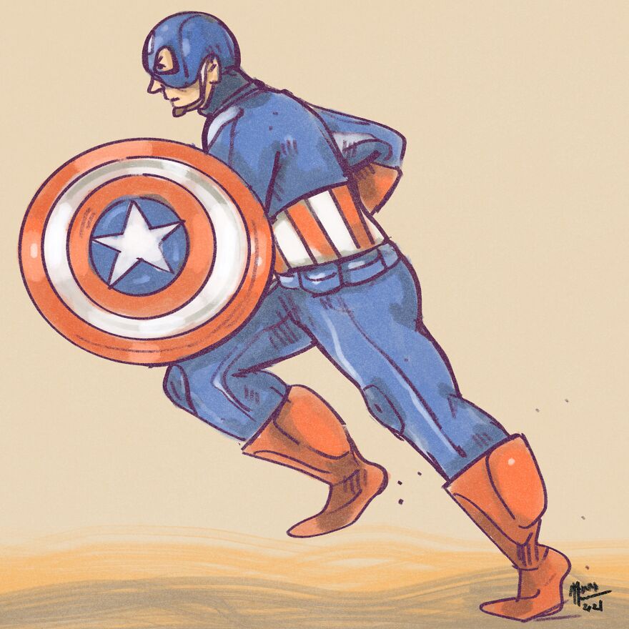 A Male Character With An Amazing Outfit