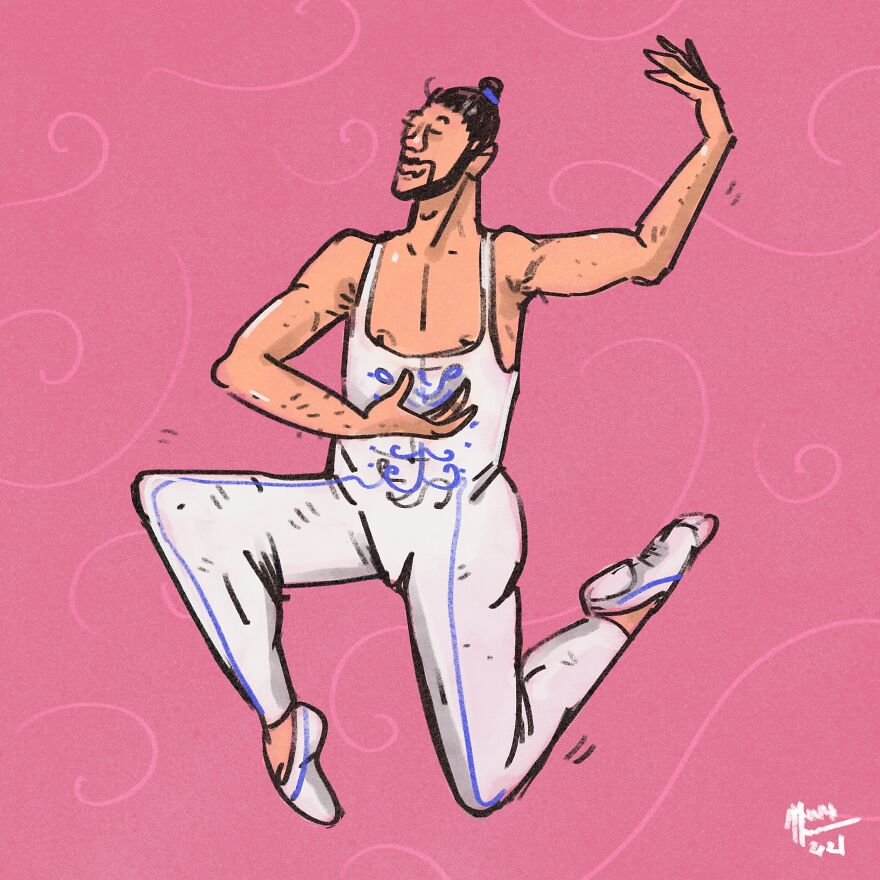 A Male Ballet Dancer