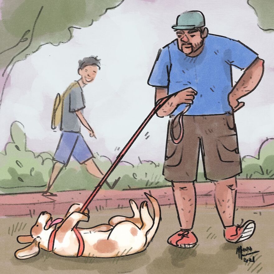 A Man And His Dog