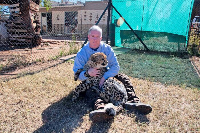 Meet Dolph, A Man Who Became Best Friends With A Wild Cheetah