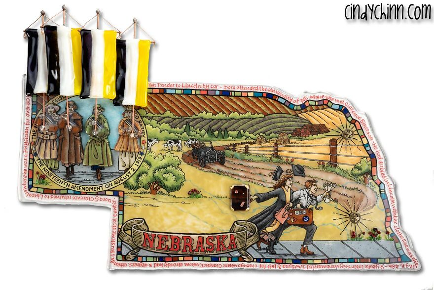 I Told A Historic Story Using Glass Art