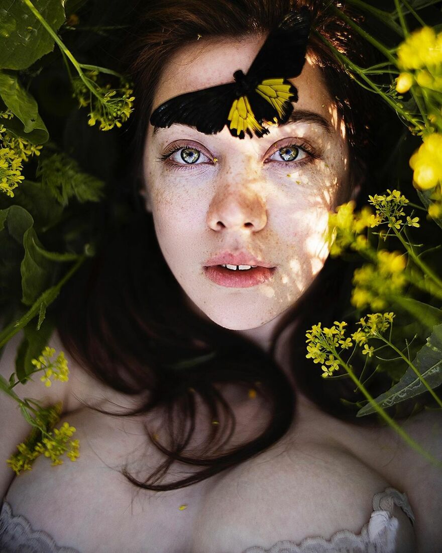 Portraits Of My Real Life Merida Aka Xenia & Tom, The Bear