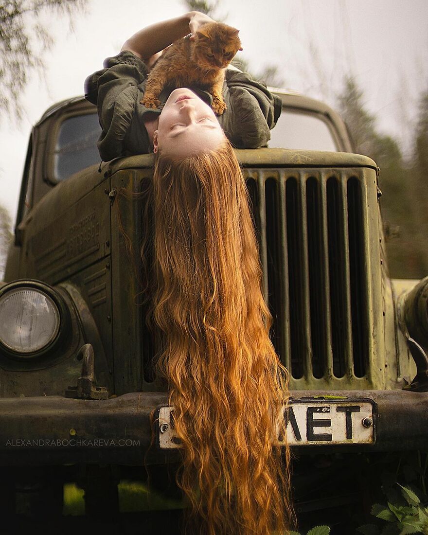 Portraits Of My Real Life Merida Aka Xenia & Tom, The Bear