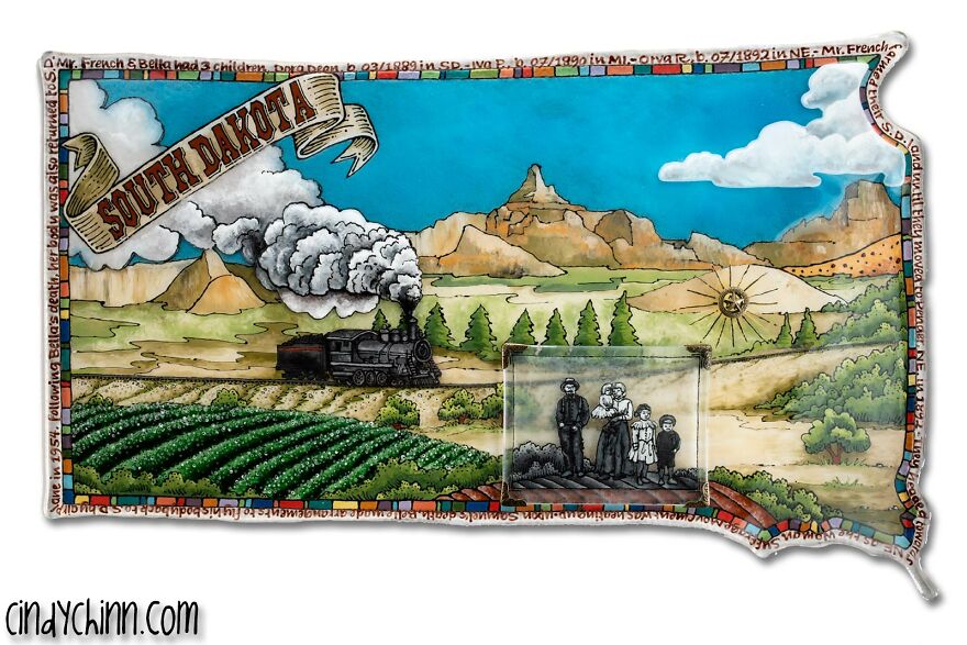 I Told A Historic Story Using Glass Art