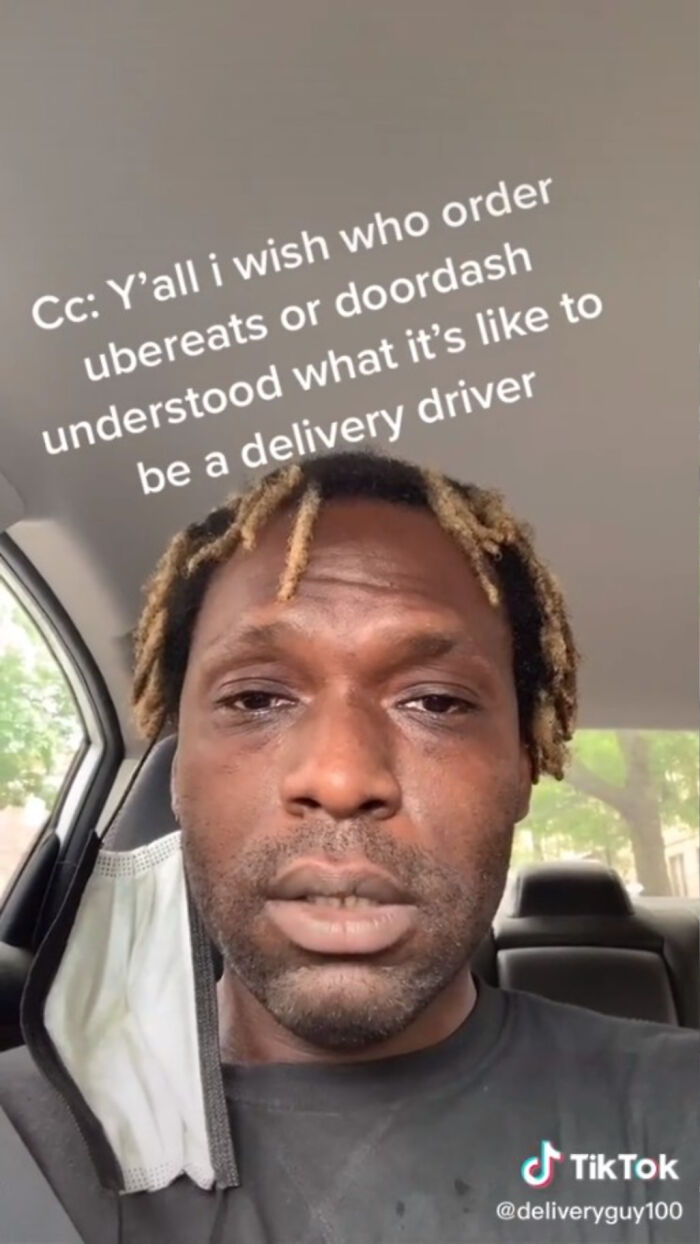 "I Wish People Understood What It's Like": Uber Eats Delivery Man Breaks Down, Shares Behind-The-Scenes Moment From His Car