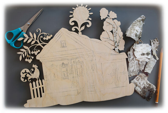 I Made Colorful Wooden Houses (11 Pics)