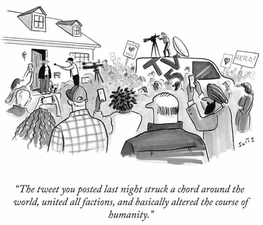 Texan Artist Creates One-Panel Comics With Irreverent Humor