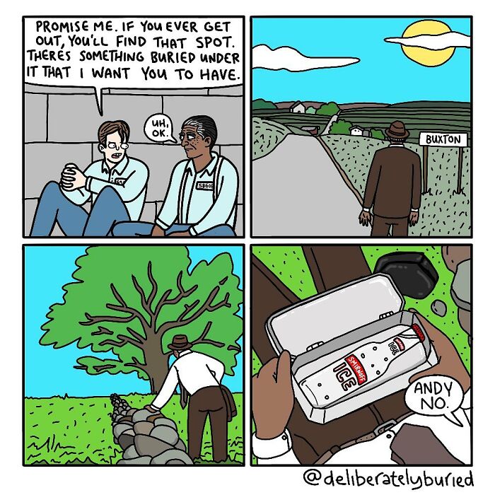 These New "Deliberately Buried Comics" Comics Will Lift Your Mood For Sure