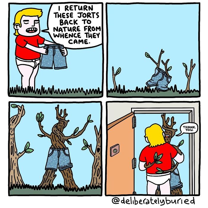 These New "Deliberately Buried Comics" Comics Will Lift Your Mood For Sure