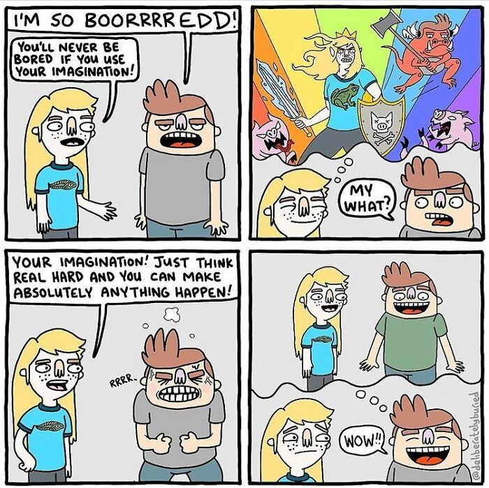 These New "Deliberately Buried Comics" Comics Will Lift Your Mood For Sure