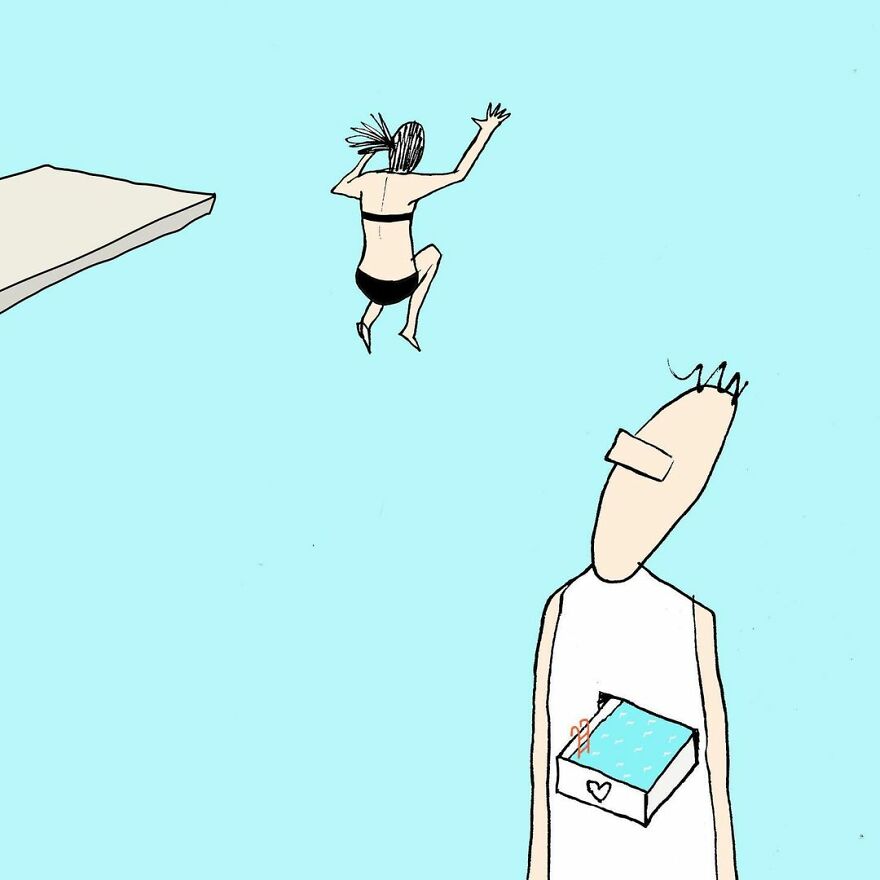 This Artist Makes Illustrations Showing The Harsh Reality Of Life (New Pics)