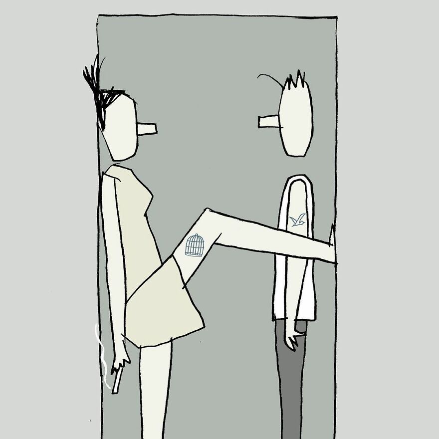 This Artist Makes Illustrations Showing The Harsh Reality Of Life (New Pics)