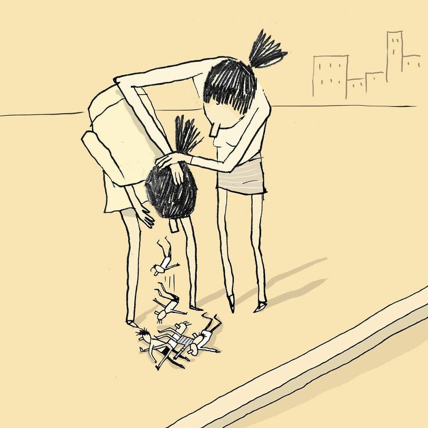 This Artist Makes Illustrations Showing The Harsh Reality Of Life (New Pics)