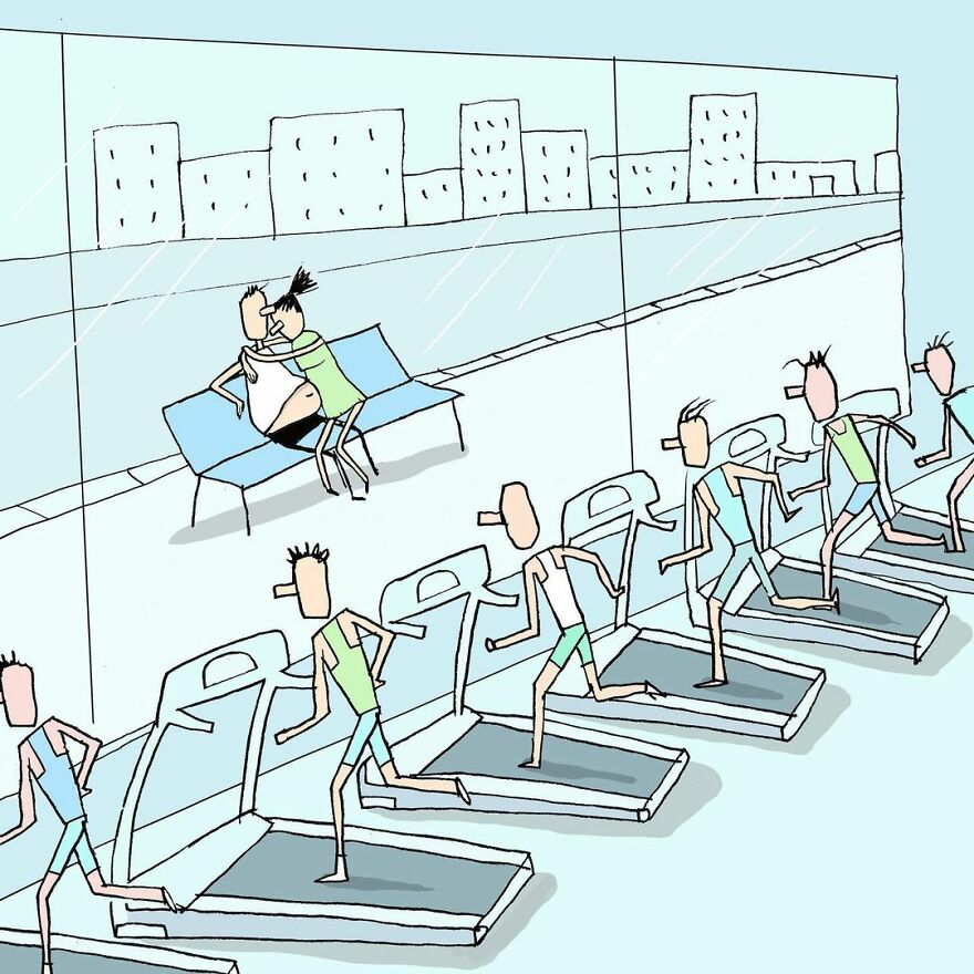 This Artist Makes Illustrations Showing The Harsh Reality Of Life (New Pics)