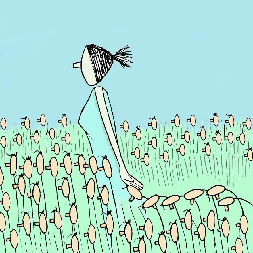 This Artist Makes Illustrations Showing The Harsh Reality Of Life (New Pics)