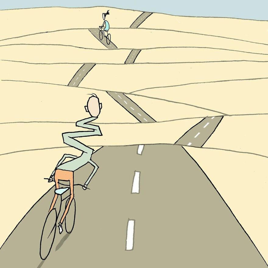 This Artist Makes Illustrations Showing The Harsh Reality Of Life (New Pics)