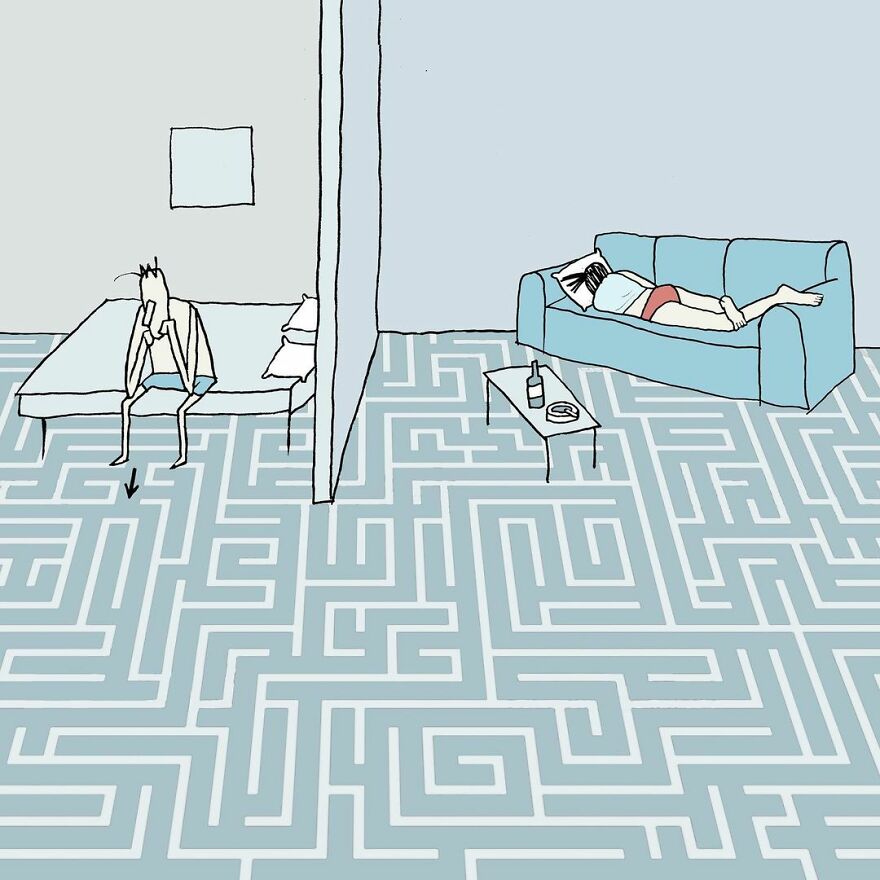 This Artist Makes Illustrations Showing The Harsh Reality Of Life (New Pics)