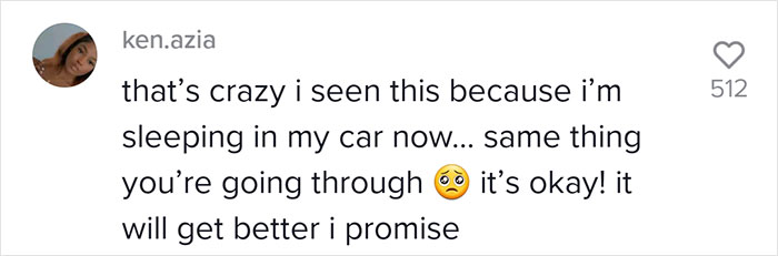 Woman Goes Viral Online After Revealing How She Lives In A Car Despite Having A Full-Time Job