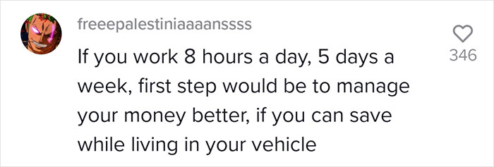 Woman Goes Viral Online After Revealing How She Lives In A Car Despite Having A Full-Time Job