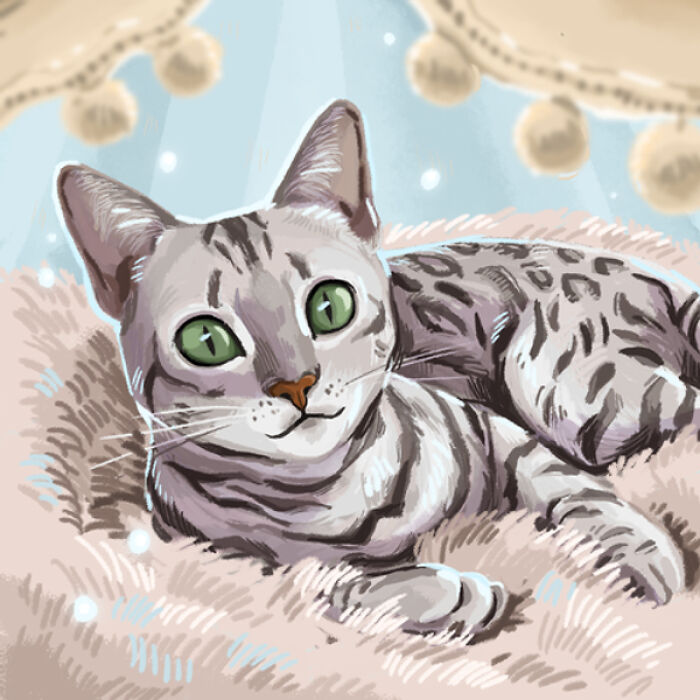 We Drew 7 Adorable Pet Portraits As A Gift For Pet Owners