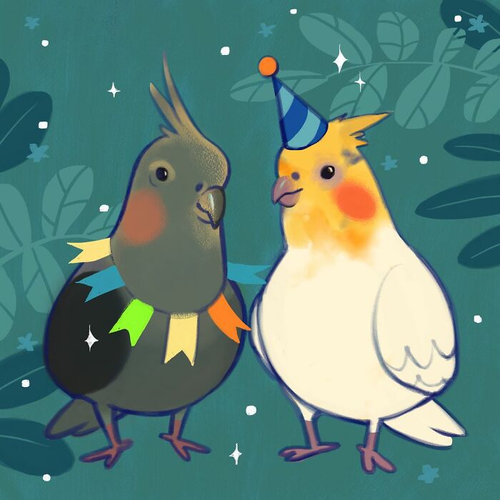 We Drew 7 Adorable Pet Portraits As A Gift For Pet Owners