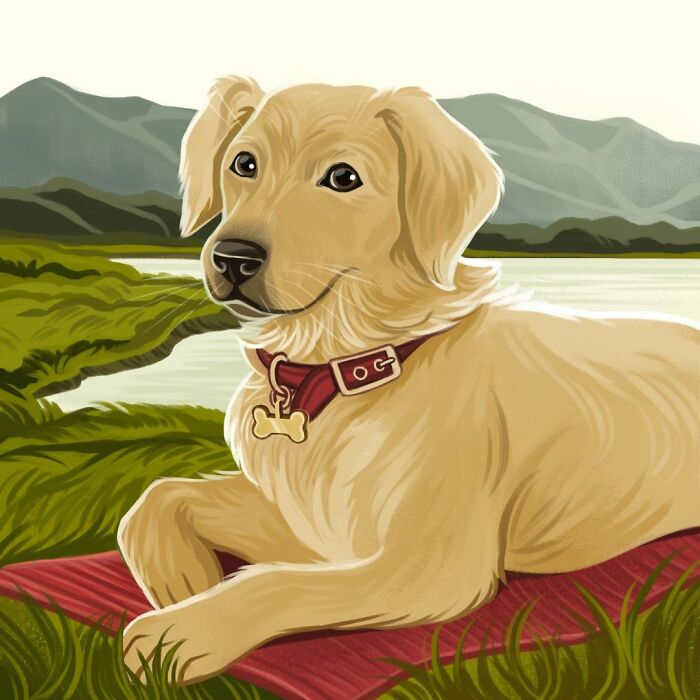 We Drew 7 Adorable Pet Portraits As A Gift For Pet Owners