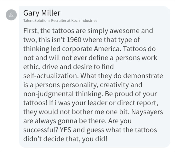 People Are Applauding This Company That Encouraged Their Employee To Show Off Her Tattoos In A Headshot Pic People Are Applauding This Company That Encouraged Their Employee To Show Off Her Tattoos In A Headshot Pic