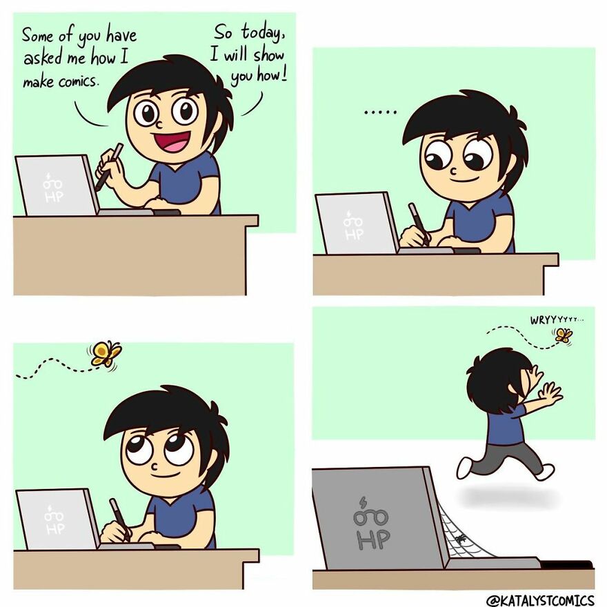 You Can't Help But Smile With The Comics Of This London Artist