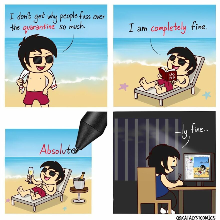 You Can't Help But Smile With The Comics Of This London Artist