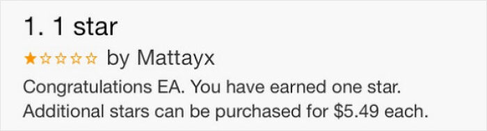 Hilarious Review Of An EA Game