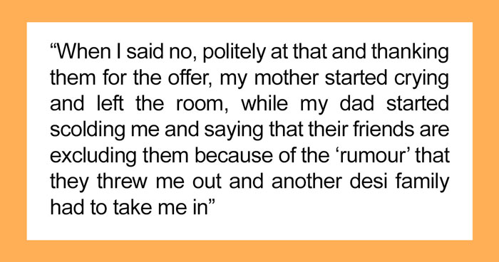 “My Mother Started Crying And Left The Room”: Parents Kick Out 18-Year-Old Son, Then Get Upset He Doesn’t Want To Return