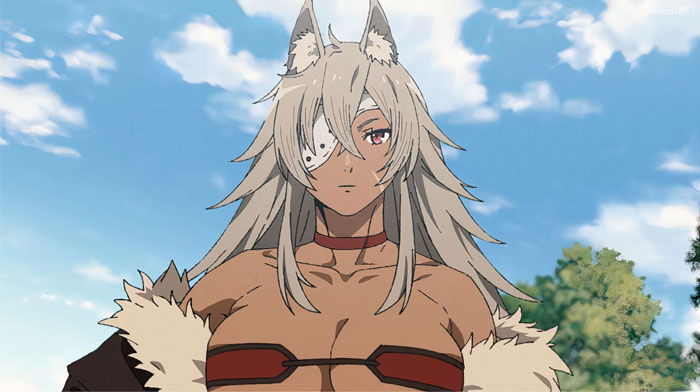 Ghislaine Dedoldia wearing an eye patch 